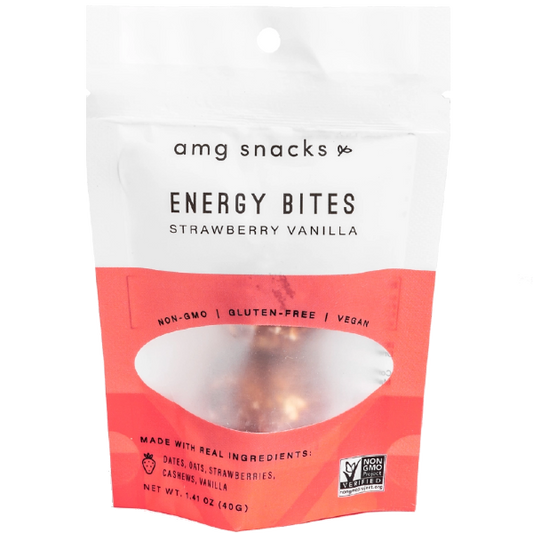 Strawberry Vanilla Energy Bites