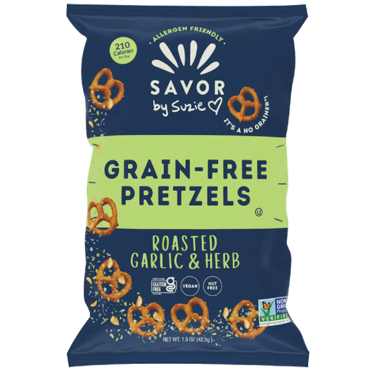 [Direct] Roasted Garlic & Herb Grain-Free Pretzels